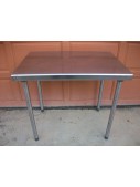 Table inox centrale