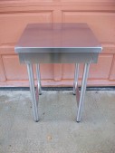 Table inox centrale