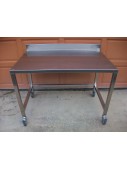 Table inox roulante