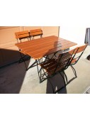 Table + chaises de terrasse